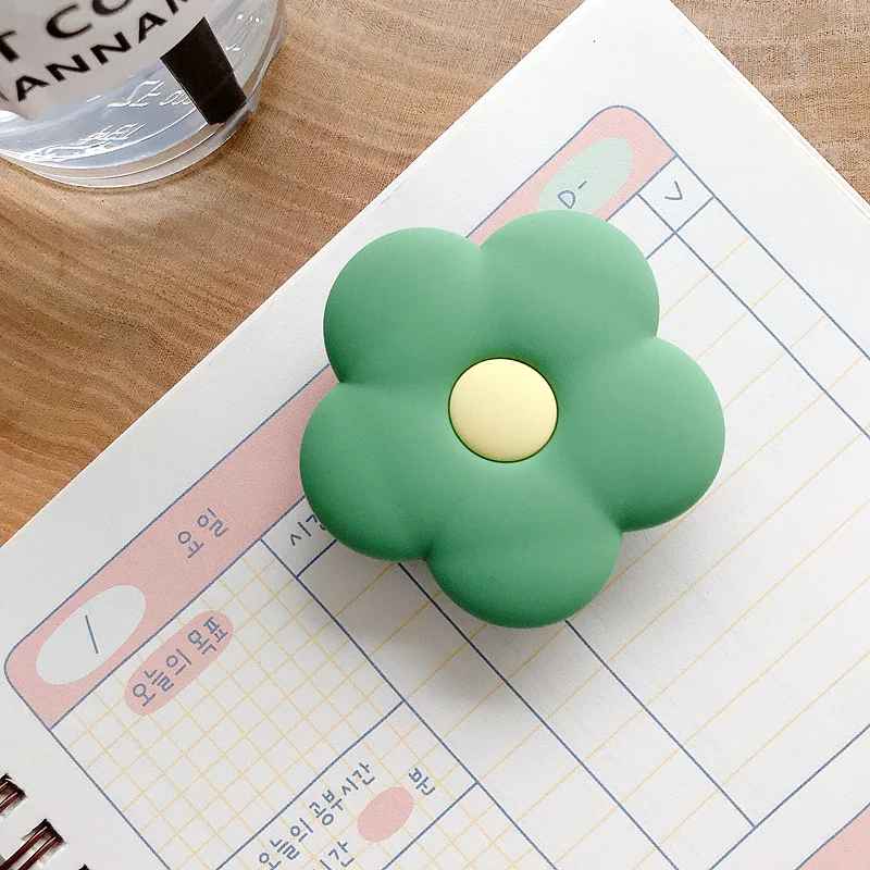 Popsocket Renkli Çiçek Desenli Yapışkanlı Telefon Tutacağı