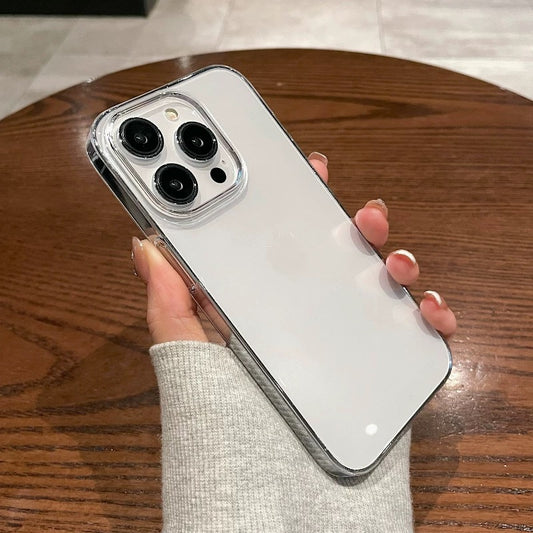 iPhone Sararmaz Mika Ultra İnce Sert Şeffaf Telefon Kılıfı (Silikon Değil)