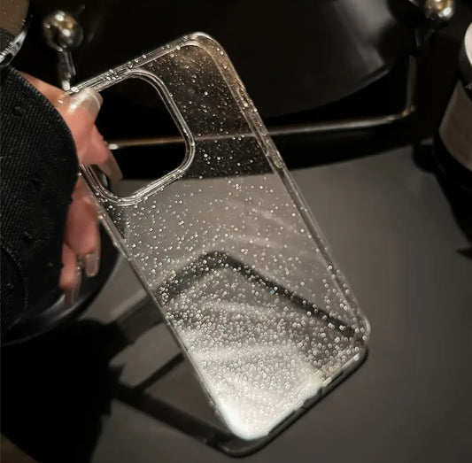 Sert Mika Simli Şeffaf Sararmaz İnce ve Parlak Koruyucu Kılıf