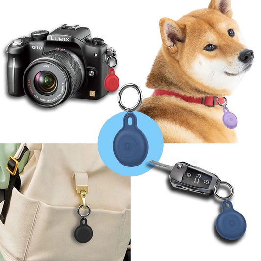 AirTag Uyumlu Su Geçirmez Silikon Koruyucu Kılıf – Anahtarlık Askılı