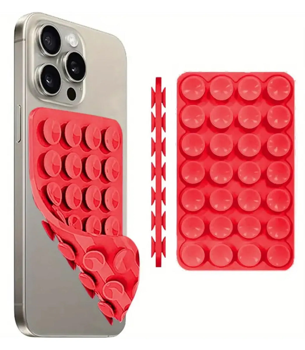 Silikon Çift Taraflı Vakumlu Telefon Tutucu