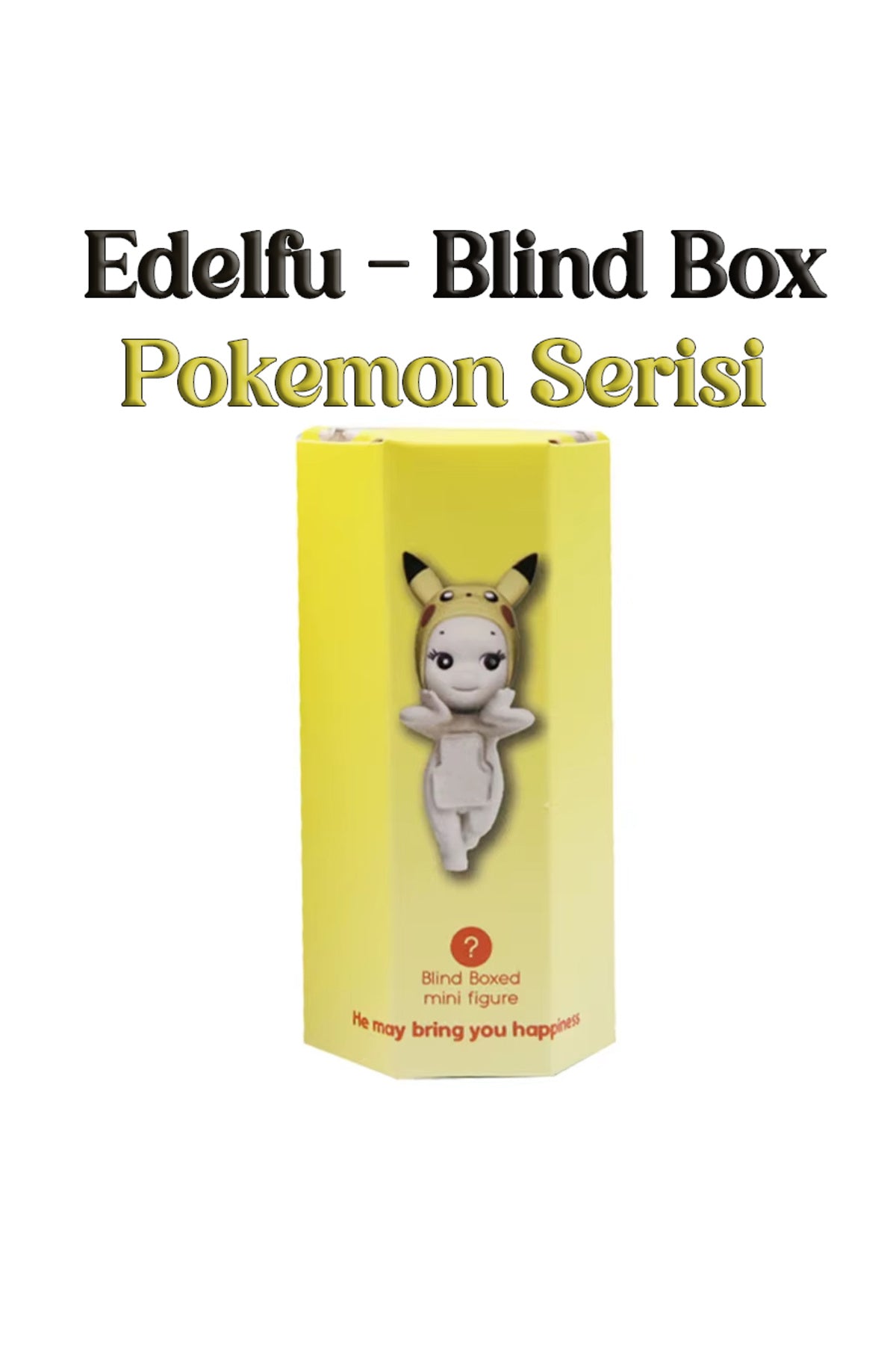 Sonny Angels Hippers Sürpriz Pokemon Serisi Figürü (Rastgele 1 Model Gönderilir) Blind Box