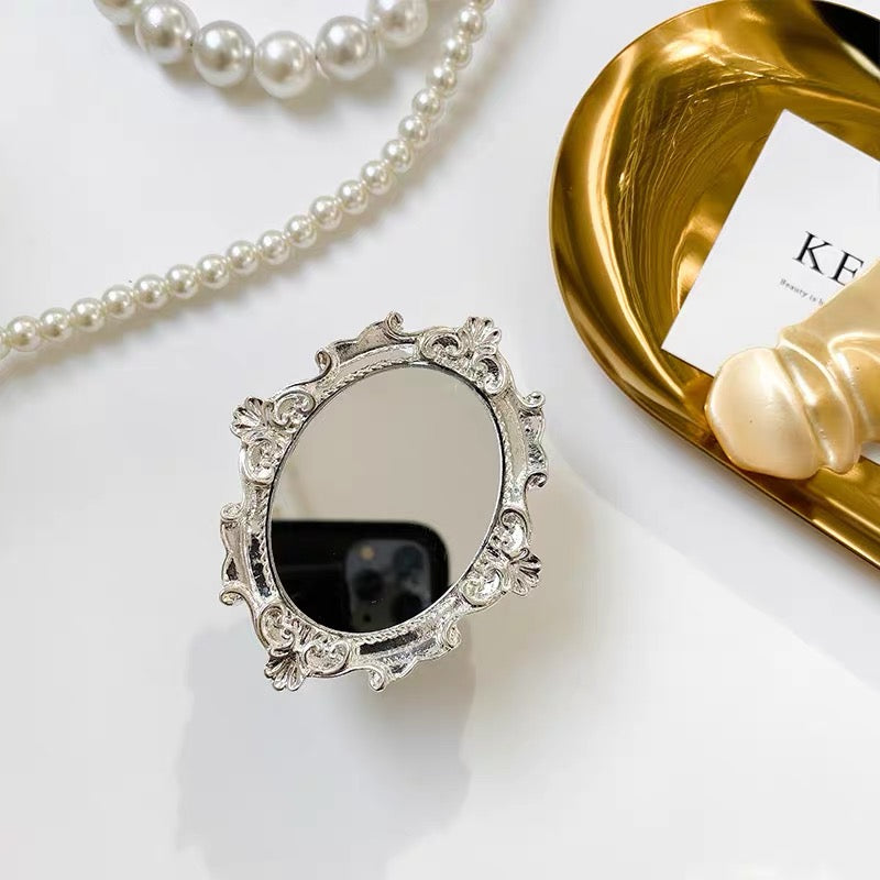 PopSocket Ayna Vintage Tasarımlı - Yapışkanlı Telefon Tutacağı