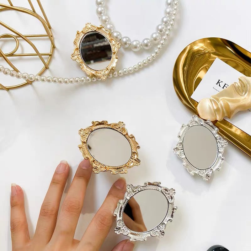 PopSocket Ayna Vintage Tasarımlı - Yapışkanlı Telefon Tutacağı