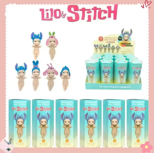 Sonny Angels Lilo ve Stiç Serisi (Rastgele 1 Model Gönderilir) Cıblak Bebek Random Hippi Stiç