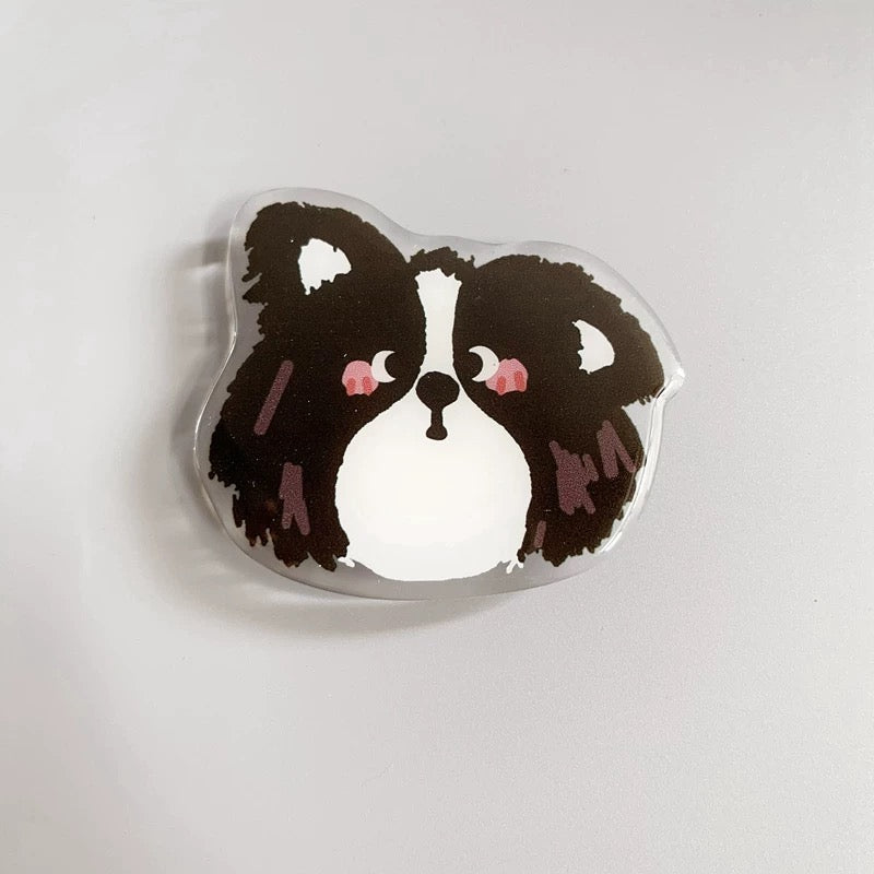 Popsocket Sevimli Köpek Desenleri Yapışkanlı Telefon Tutacağı