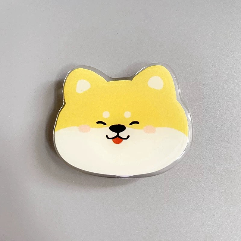 Popsocket Sevimli Köpek Desenleri Yapışkanlı Telefon Tutacağı