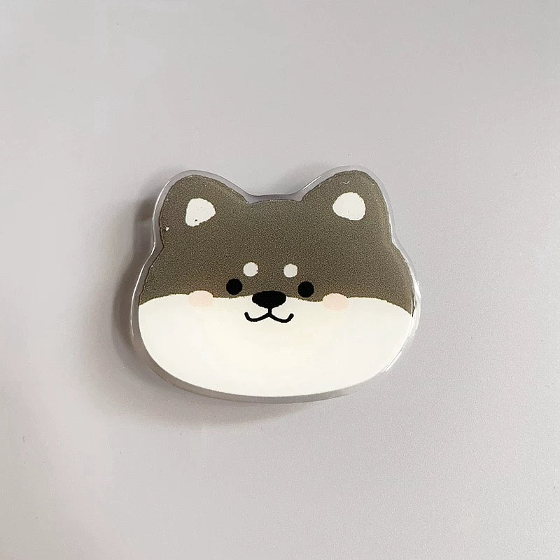 Popsocket Sevimli Köpek Desenleri Yapışkanlı Telefon Tutacağı