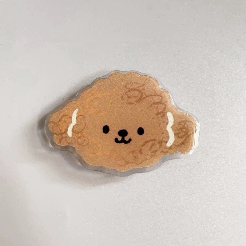 Popsocket Sevimli Köpek Desenleri Yapışkanlı Telefon Tutacağı