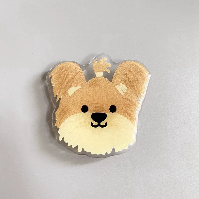Popsocket Sevimli Köpek Desenleri Yapışkanlı Telefon Tutacağı