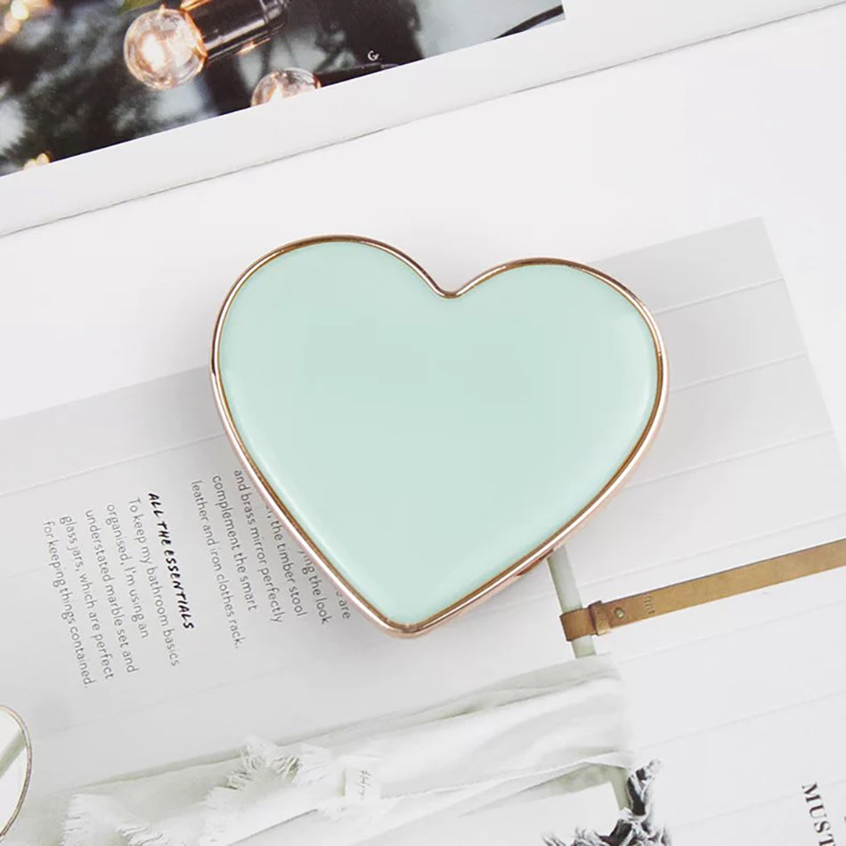 Popsocket Kalp Tasarımlı Renkli Yapışkanlı Telefon Tutacağı
