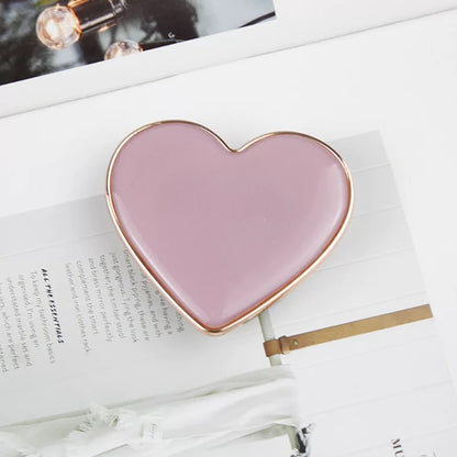 Popsocket Kalp Tasarımlı Renkli Yapışkanlı Telefon Tutacağı