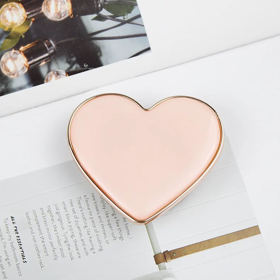Popsocket Kalp Tasarımlı Renkli Yapışkanlı Telefon Tutacağı