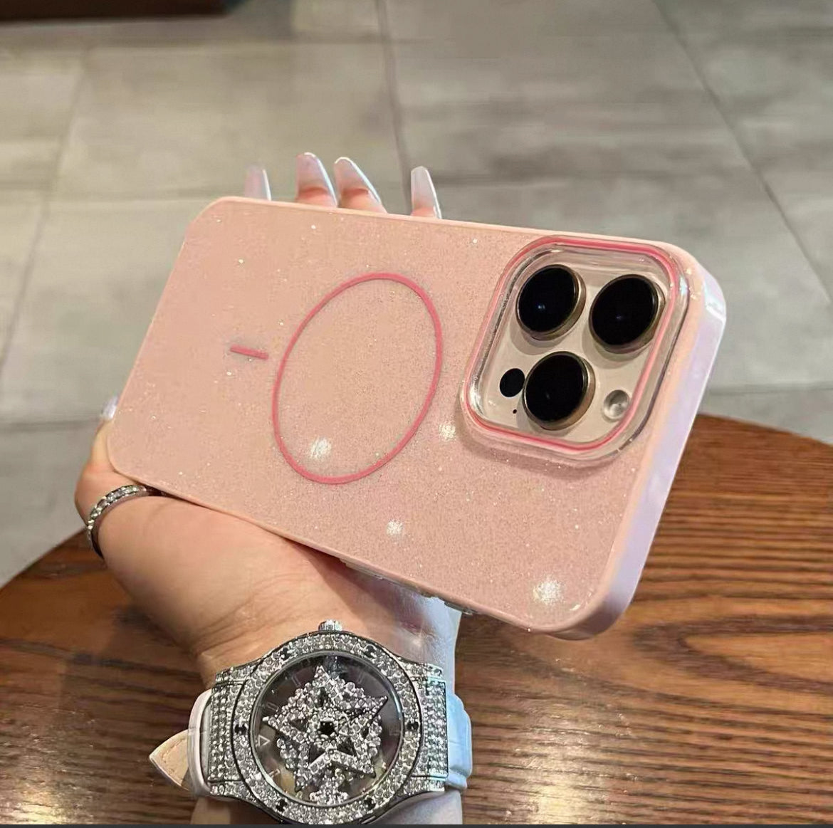 Simli MagSafe Uyumlu Sert Koruyucu Kılıf