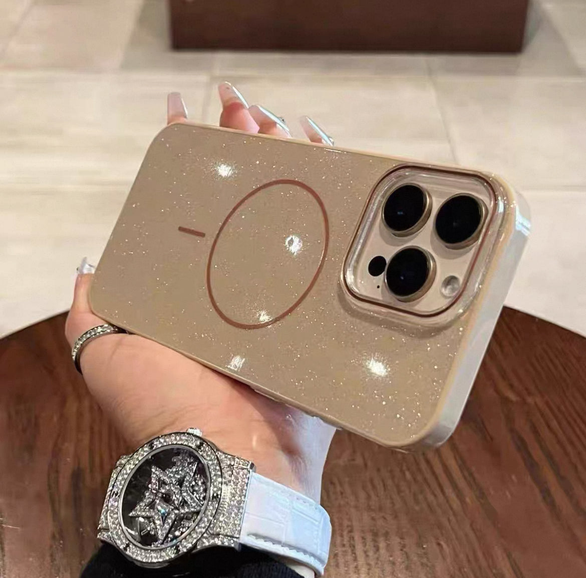 Simli MagSafe Uyumlu Sert Koruyucu Kılıf
