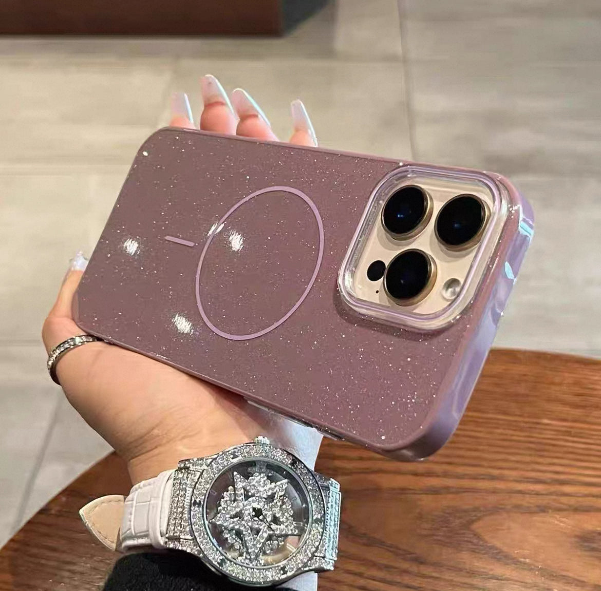 Simli MagSafe Uyumlu Sert Koruyucu Kılıf