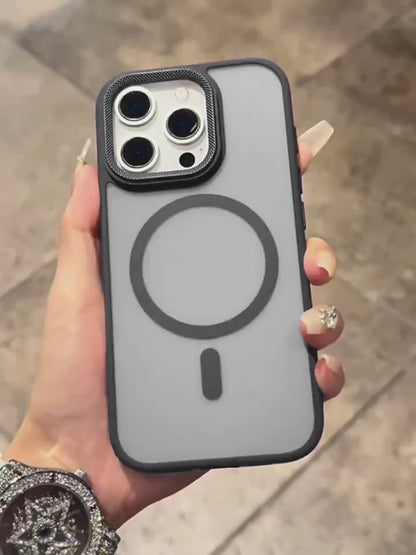 Metal Çerçeveli Mat Kamera Korumalı Kılıf