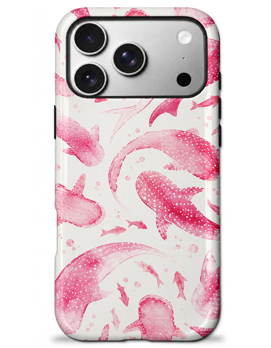 Pembe Balıklar, Parlak Çift Katmanlı, Tough Telefon Kılıfı