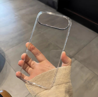 iPhone Sararmaz Mika Ultra İnce Sert Şeffaf Telefon Kılıfı (Silikon Değil)